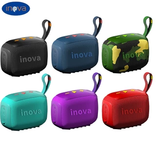 Caixa de Som Bluetooth Inova GO4 IP67, À Prova d'água, Autonomia de até 7 Horas Wireless Bluetooth 5.4 Speaker Portátil em Oferta na Shopee