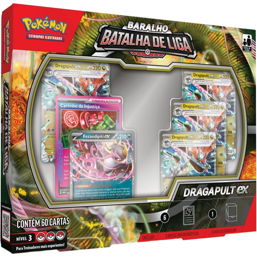 Deck de Batalha Pokémon TCG - Dragapult ex - 60 Cartas - Original COPAG ...