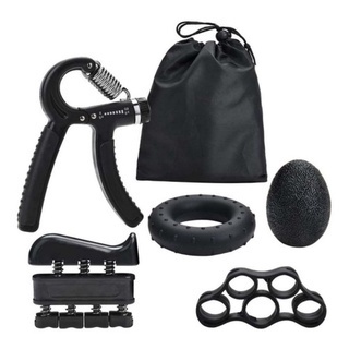 Kit 5 Pçs Hand Grip Aperto Dedos Mãos Punho Fisioterapia fitness