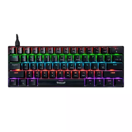 Teclado Mecanico Gamer TGT Sherman Compacto Rainbow ABNT2