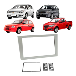 Moldura Painel 6.8/7 Polegadas GM Vectra GT 2005/2011 Meriva Montana 2003/2011 Corsa 2002/2011 Fiamon em Oferta na Shopee