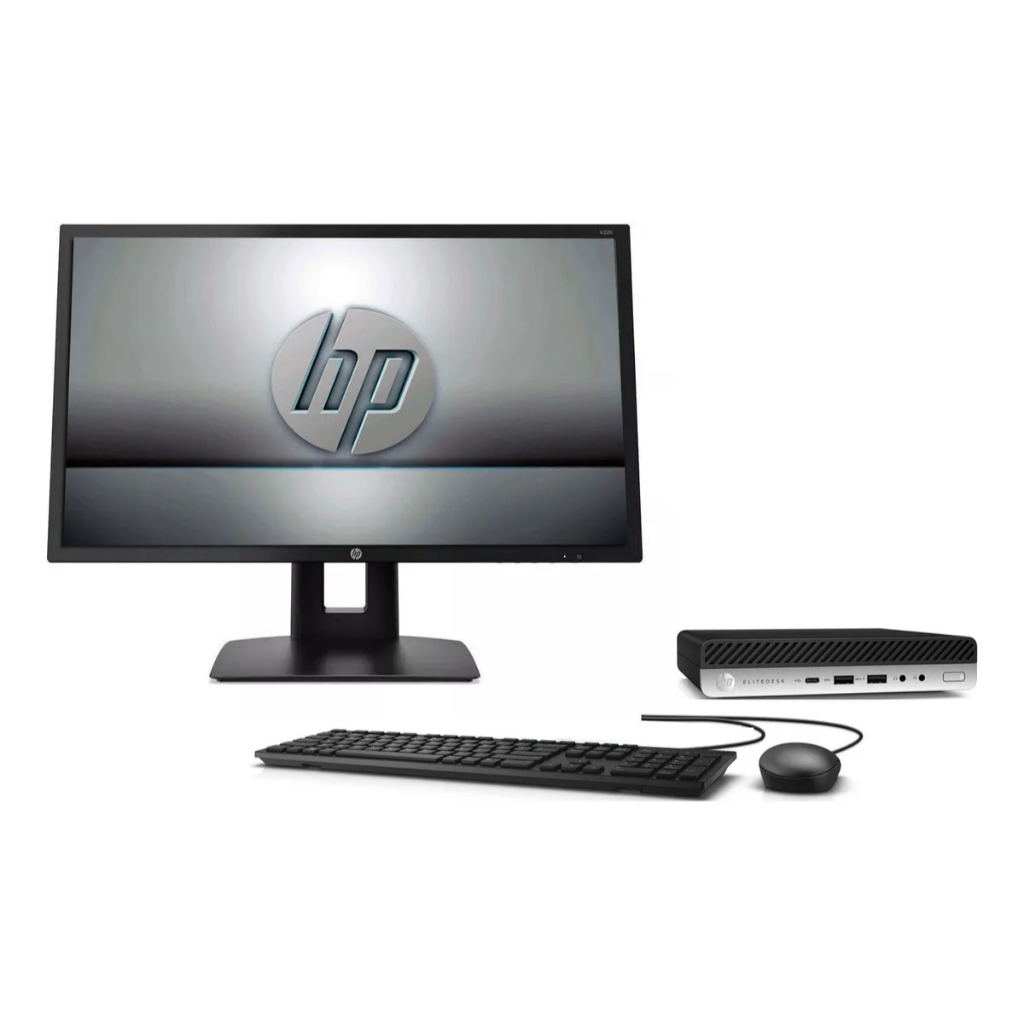 Cpu Hp Elitedesk 800g3 I5 7500t 16gb 500ssd Win11 Monitor 22
