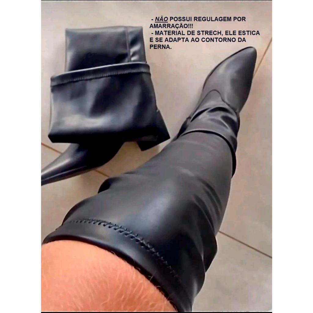 BOTA OVER THE KNEE STRECH Bico fino