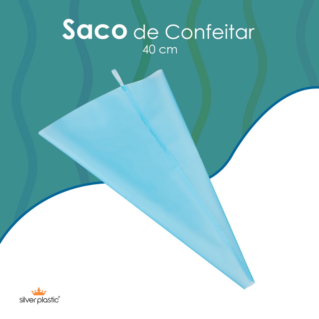 Saco de Confeitar De Silicone Grande Reutilizável Confeiteir