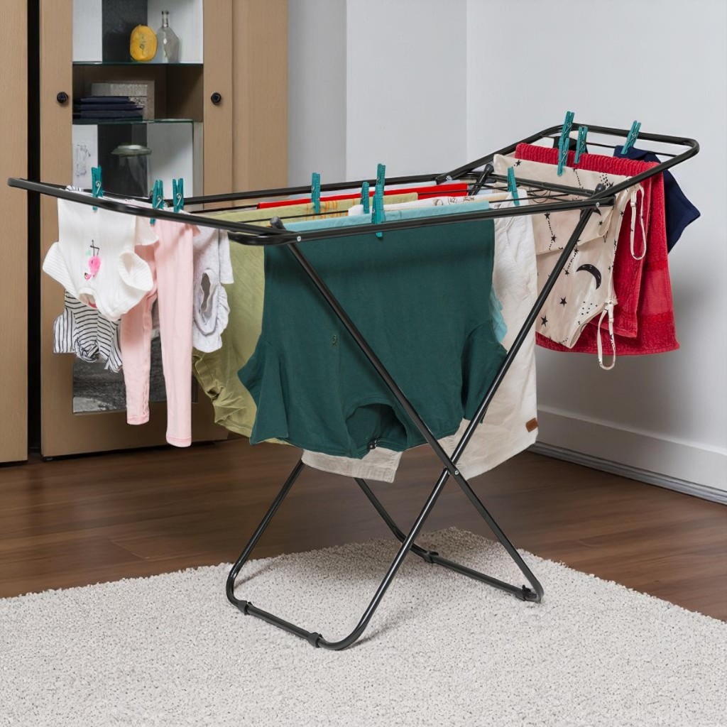 Varal de Chão Retratil Grande Varal de Roupa Ideal Para Lavanderia ...