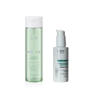 Amend Essencial Antiqueda Shampoo 250ml + Renovador Capilar 90g em Oferta na Shopee