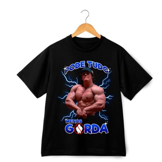 Camiseta Academia Meme Pode Tudo Menos Gorda Novo!