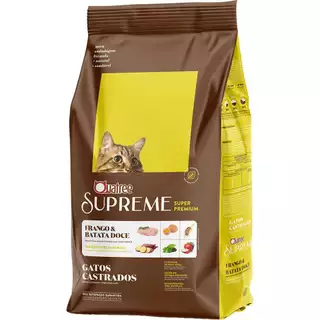 Ração Quatree Supreme para Gatos Castrados sabor Frango e Batata Doce 10.1 Kg em Oferta na Shopee