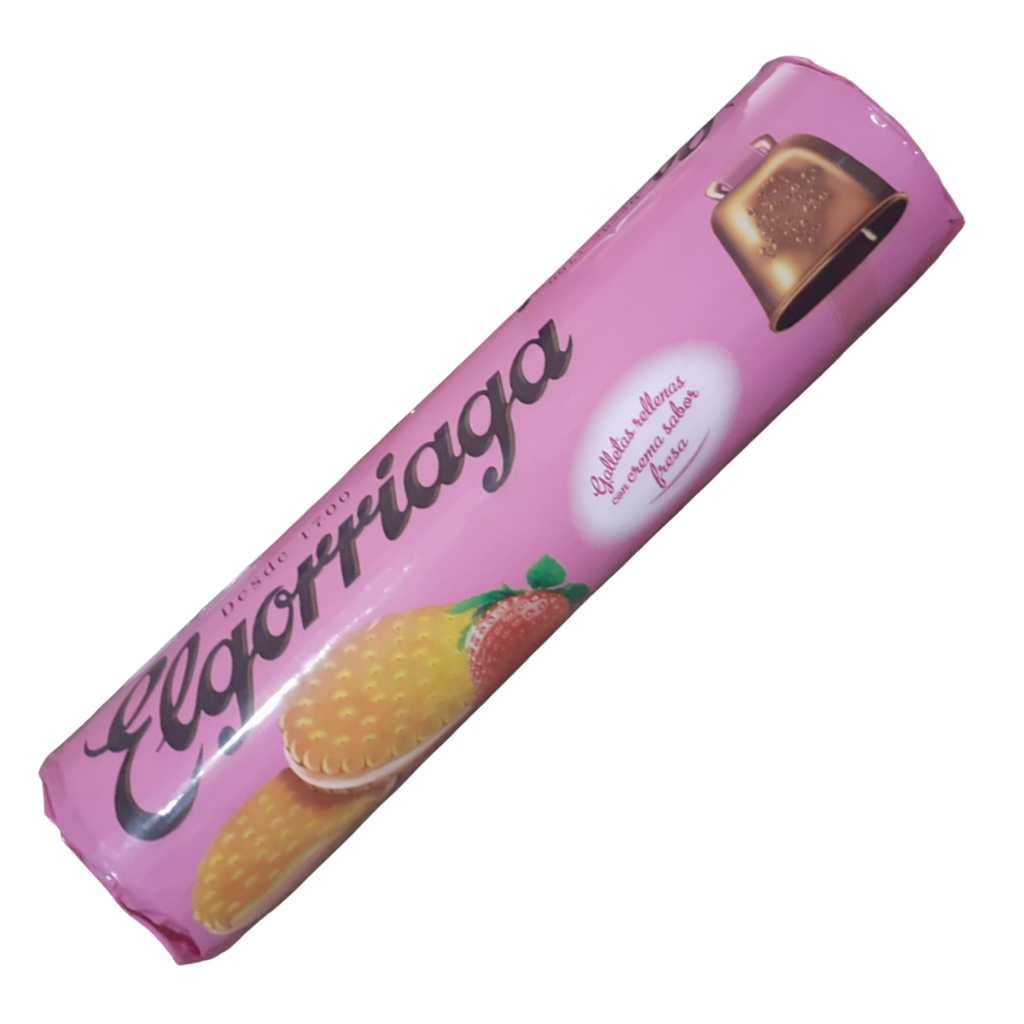 Biscoito Espanhol Elgorriaga Morango 500g | Shopee Brasil