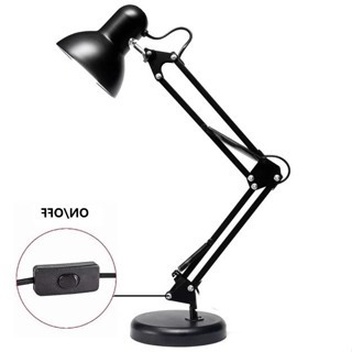 Luminária Pixar Mesa Abajour de Metal pra Estudo Articulável Dobrável com Base