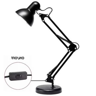 Luminária Pixar Mesa Abajour de Metal pra Estudo Articulável Dobrável com Base