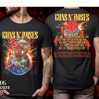 Guns N' Roses 2025 ツアー Tシャツ XL Camiseta Guns N Roses Tour 2025 Unissex | Hard Rock