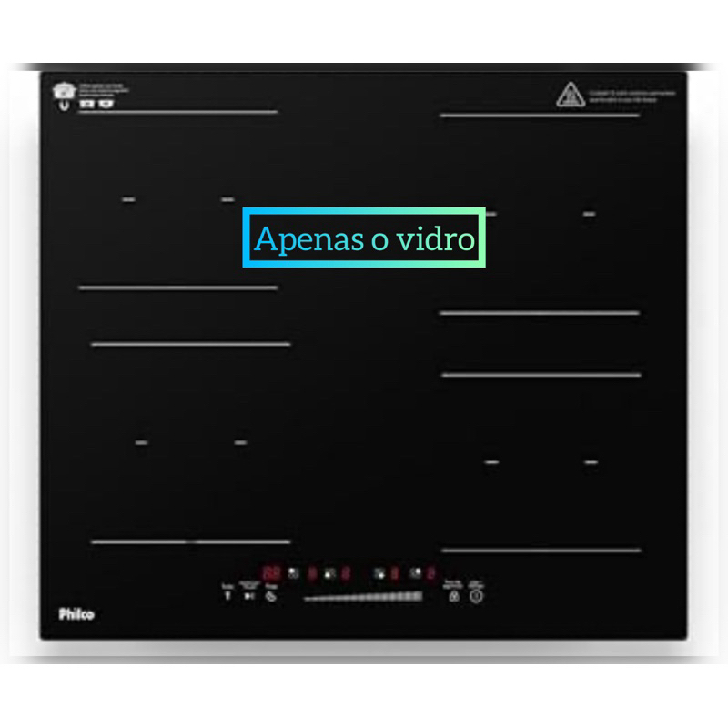 Vidro Cooktop de Indução Philco PCTQ1 Função Turbo original