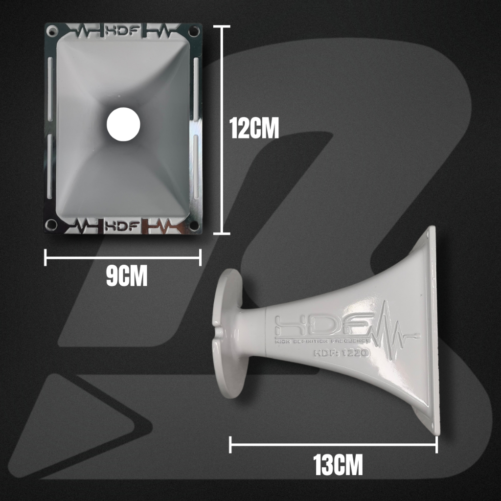 KIT 2UN Expansor Corneta Hdf 1220 Tipo LTS 1209 Cone Alumínio