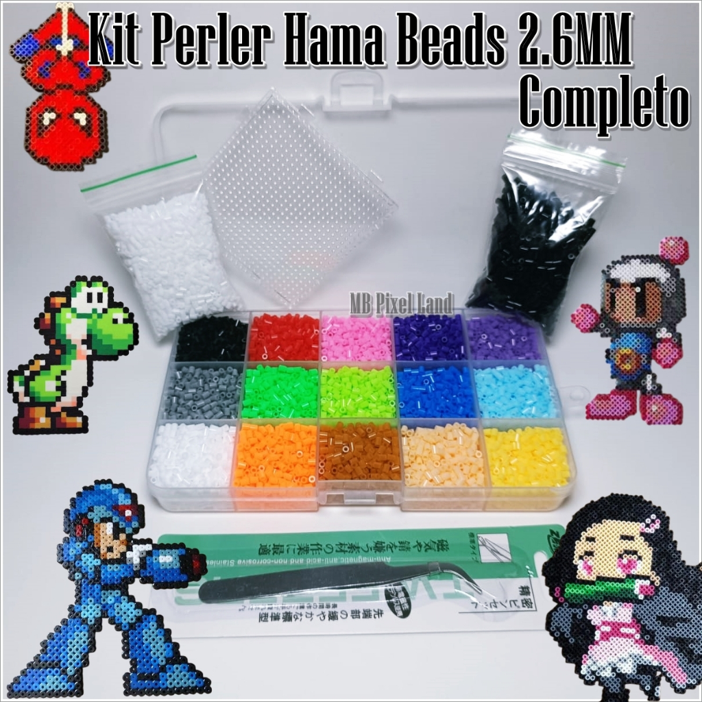 Set De 11.500 Cuentas Para Planchar Con 24 Colores, Plantillas Y Accesorios – Kit Completo De Manualidades Para Niños