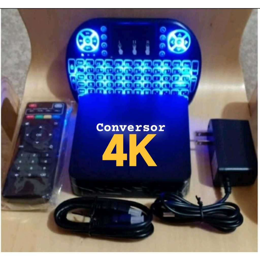 mini teclado + conversor digital a 13.1 sm@rt tv modelo 2025