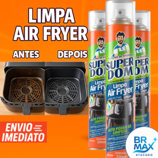Spray Limpa Air Fryer 250ml - Alto Poder De Limpeza, Dissolve A Gordura Limpeza Sem Esforço