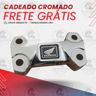 Mesinha Cadeado do Guidao Titan Fan Start Cg 150 160 Cromado arrojado e esportivo - MODELO 2025 em Oferta na Shopee