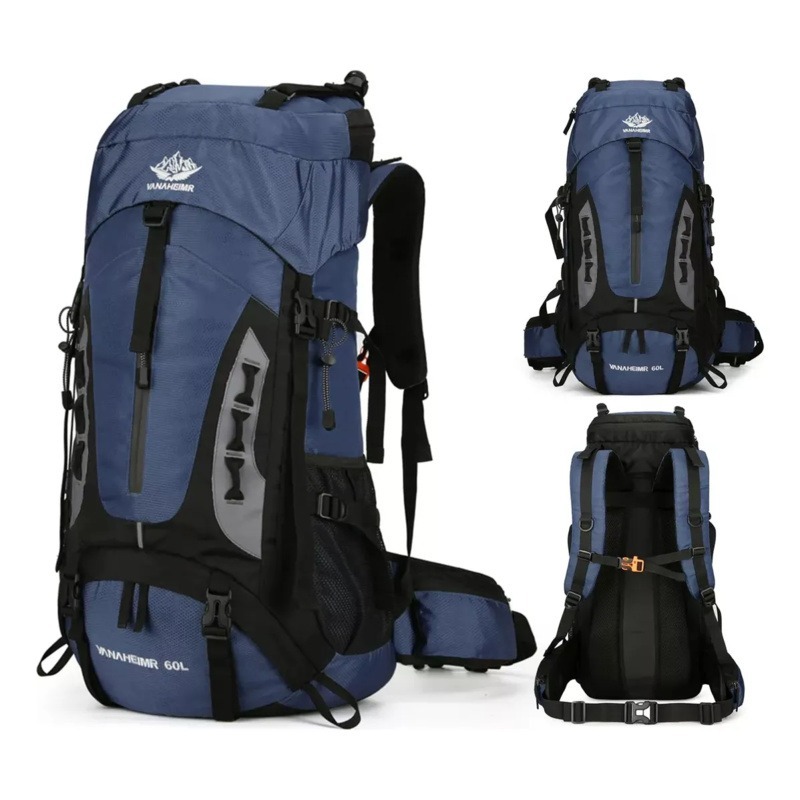 Mochila Camping Viagens 70 lItros Super Reforçada Resistente a agua ...