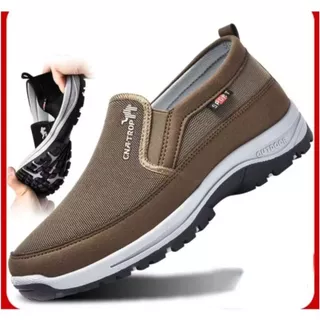 Tenis Sapatilha Mocassim Casual Ortopedico Adventure de Passeio Reforçado Solado Impermeável Confortavel Macio Barato