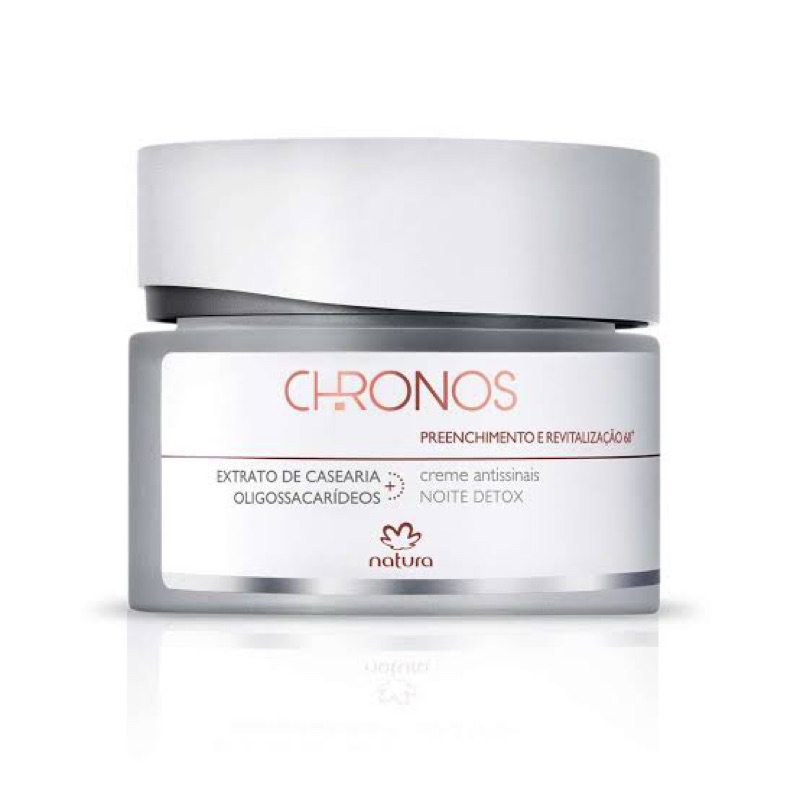 Chronos Creme Antissinais 60+ noite Revitalização Chronos 40g Natura ...