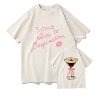 Camiseta Camisa Blusa Algodão Unissex Sabrina carpinteiro não pode relatar espresso camisetas 2024 novo álbum