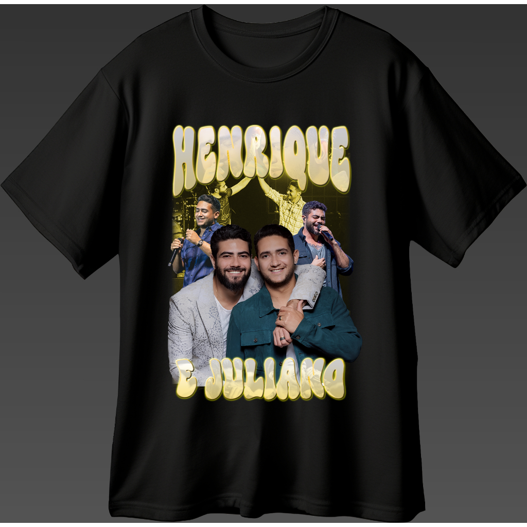 Camisa Henrique E Juliano Lançamento Exclusivo Varias Cores Novo ...