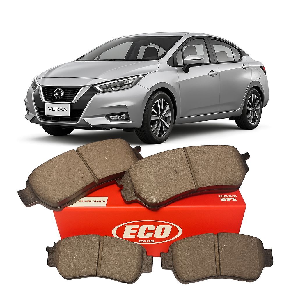 Pastilha de freio dianteira Nissan Versa 1.6 2021 2022 2023 2024 ...