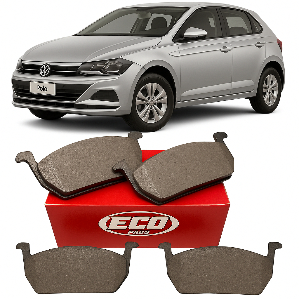 Pastilha De Freio Dianteira Novo Polo 1.0 200 Tsi Original - 2018 2019 ...