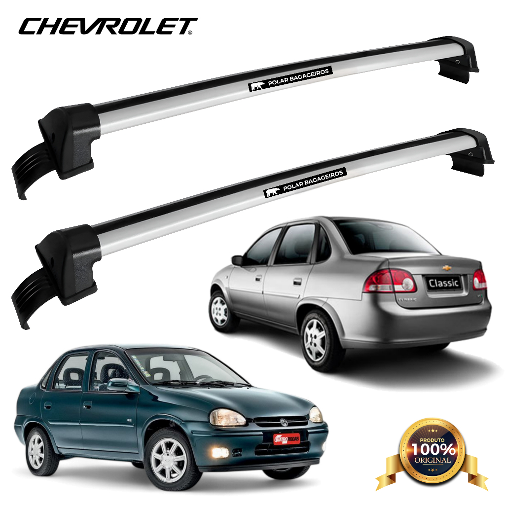 Corsa Classic Rack de Teto – Encaixe nas Portas, Sem Furos | Shopee Brasil