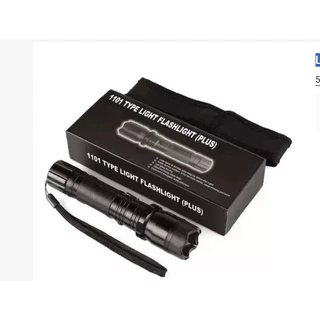 Lanterna de alta qualidade, feita em alumínio de aviação 6000W, 1000 lumens Bateria recarregável Itens Inclusos