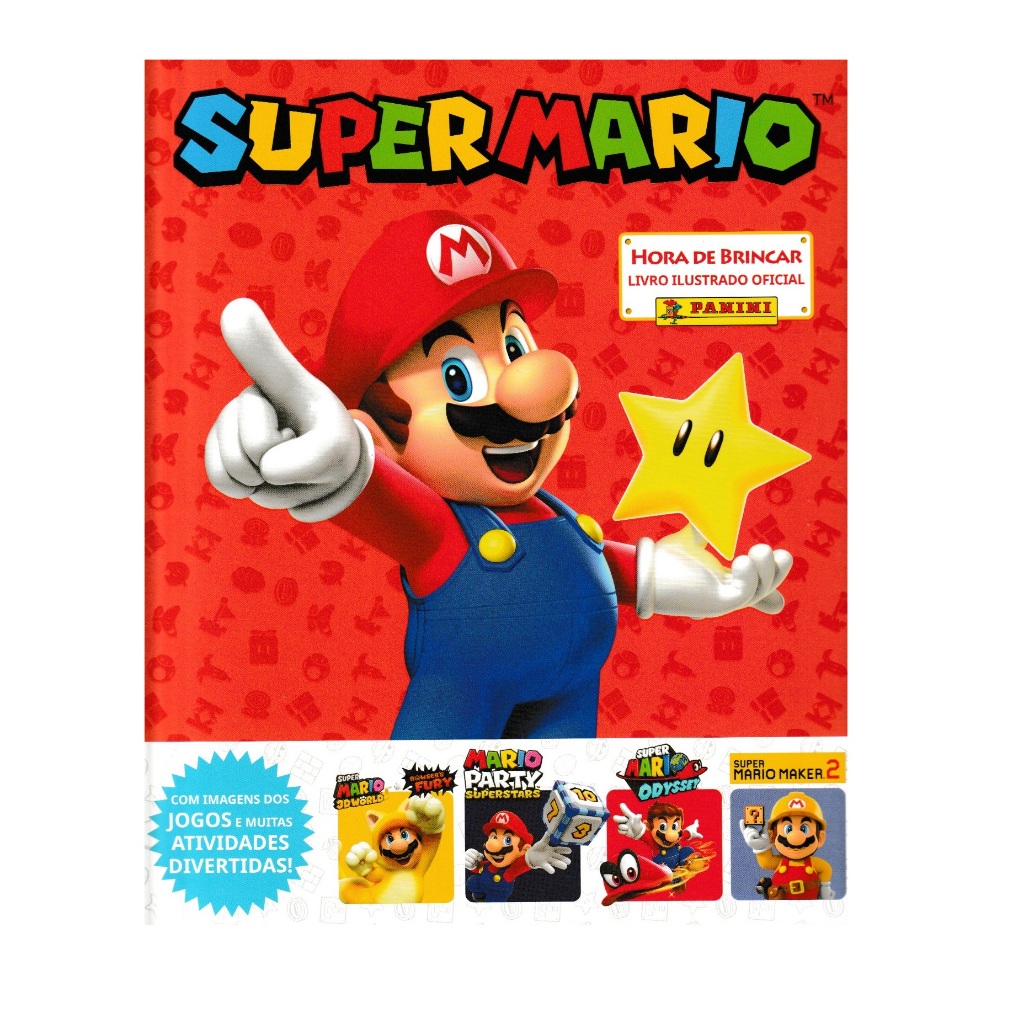 Álbum Figurinhas Super Mario 2025 - Completo - Para Colar | Shopee Brasil