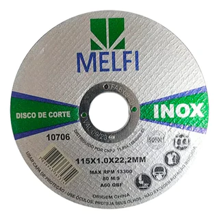 Kit Jogo 100 Discos De Corte Fino Inox 4.1/2 X 1,0mm Esmerilhadeira Corta Rápido Resistente 115mm em Oferta na Shopee