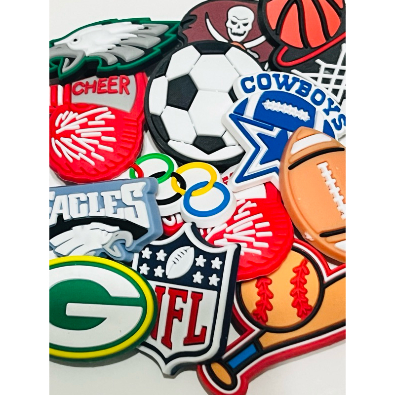 PINS PARA SAPATO TEMA ESPORTES NFL | Shopee Brasil