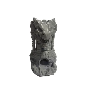 Caneca Dragão Medieval 3D com Torre de Dados – Porta Lata