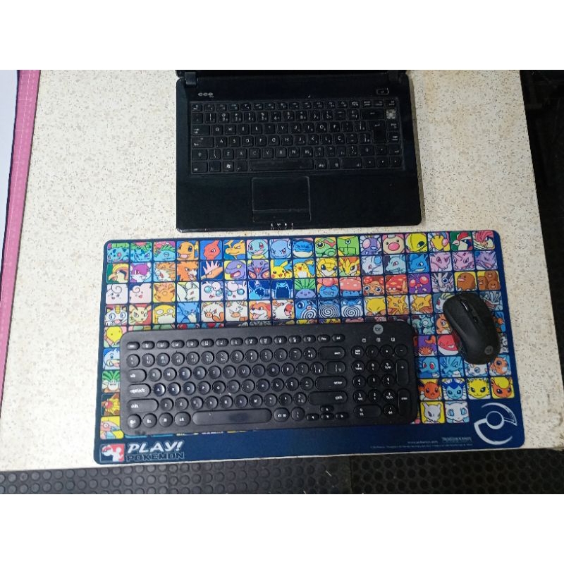 Mouse Pad Gamer E/ou Playmat Pokedex kanto 1ª Geração (58cm x 30cm