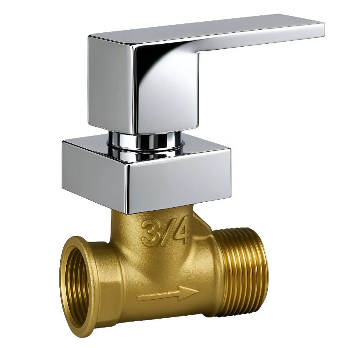 Registro Para Chuveiro Com Acabamento Cromado Alavanca 3/4" Serve Em ...