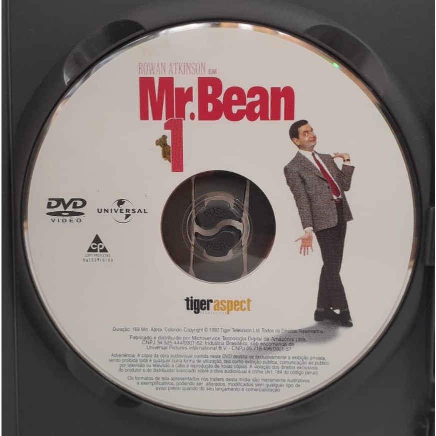 DVD Original Mr Bean Volume 1 Rowan Atkinson Série De TV Clássica