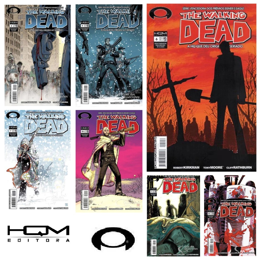 The Walking Dead VOLUME A ESCOLHER !!! ( Novo ) !!! em PORTUGUÊS Complete sua Coleção THE WALKING DEAD HQM / hq Premiada