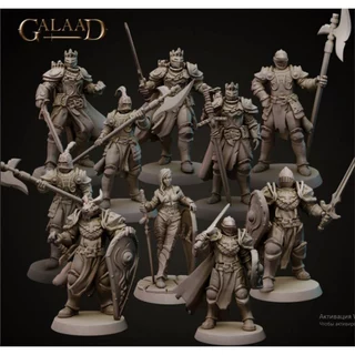 Kit miniaturas RPG - Cavaleiros