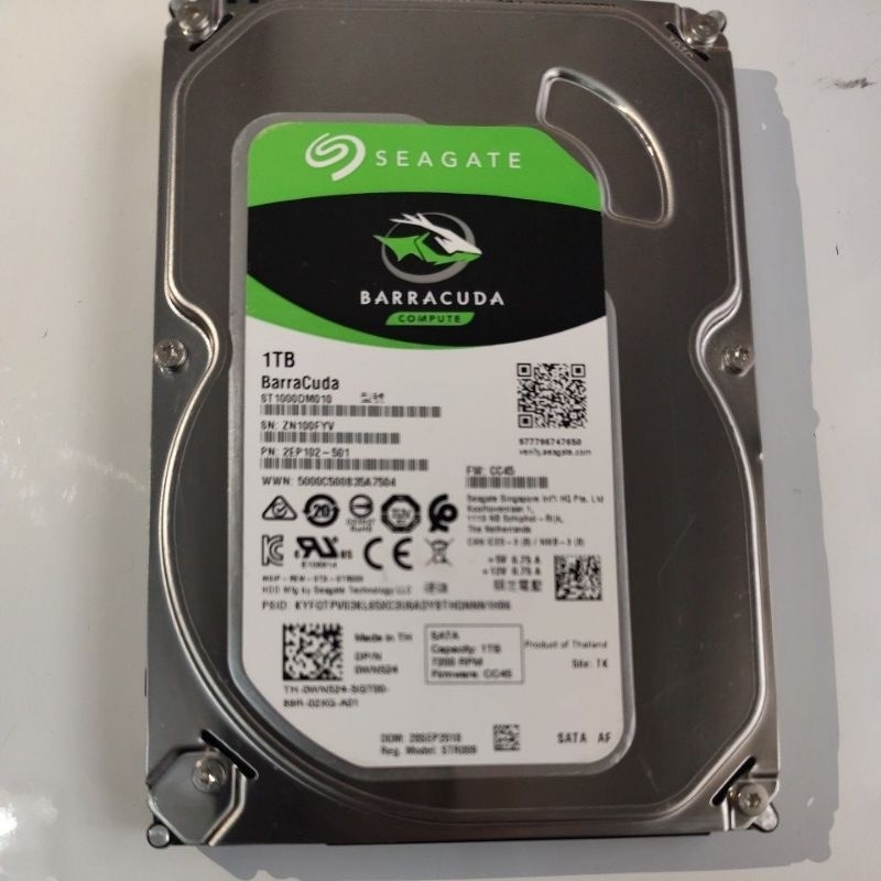 HD 8TB SEAGATE BARRACUDA 5900RPM SATA 3 6GBS 256MB CACHE em