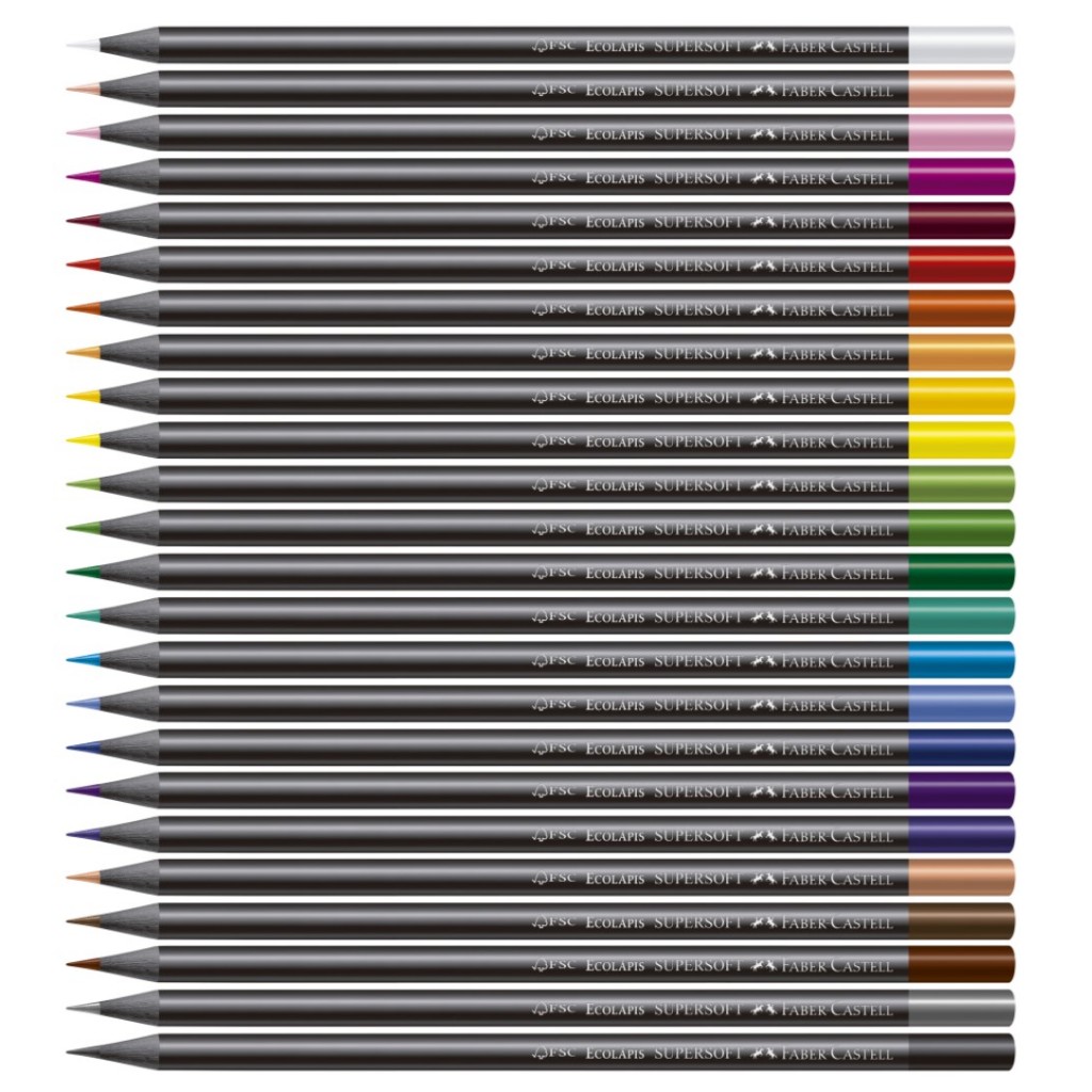 Kit Lápis de Cor Supersoft Sortidas Unidade Avulsa Faber Castell ( Você ...