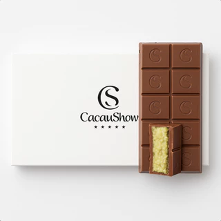 Caixa Branca Cacau Show Barato Presente Doce Chocolate Ao Leite Barra De Pistache Dubai Brigadeiro em Oferta na Shopee