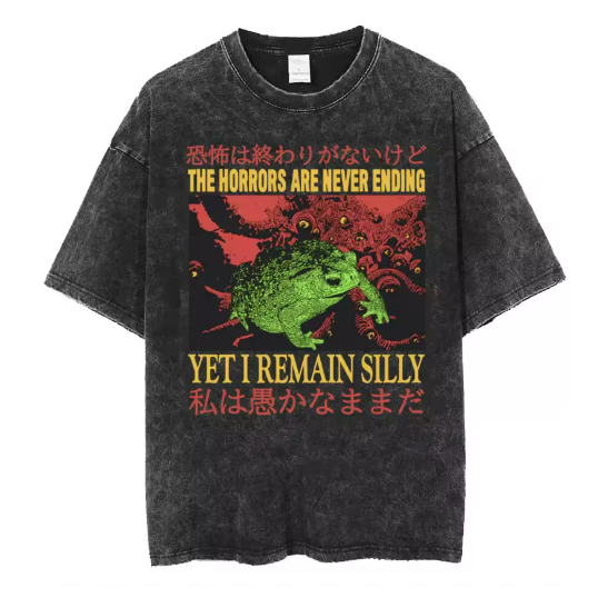 Camiseta Camisa Blusa Algodão Unissex Os horrores nunca terminando ainda eu remerei bobo
