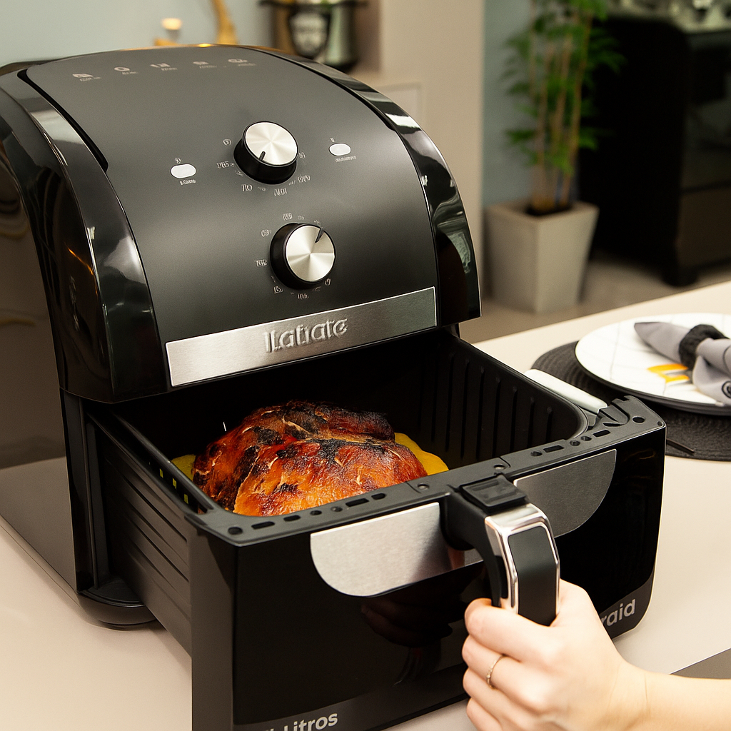Air Fryer 8 Litros – Grande, Digital e Saudável para Toda a 