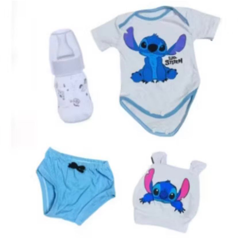 Kit Roupinha Stitch Para Bebê Reborn | Shopee Brasil