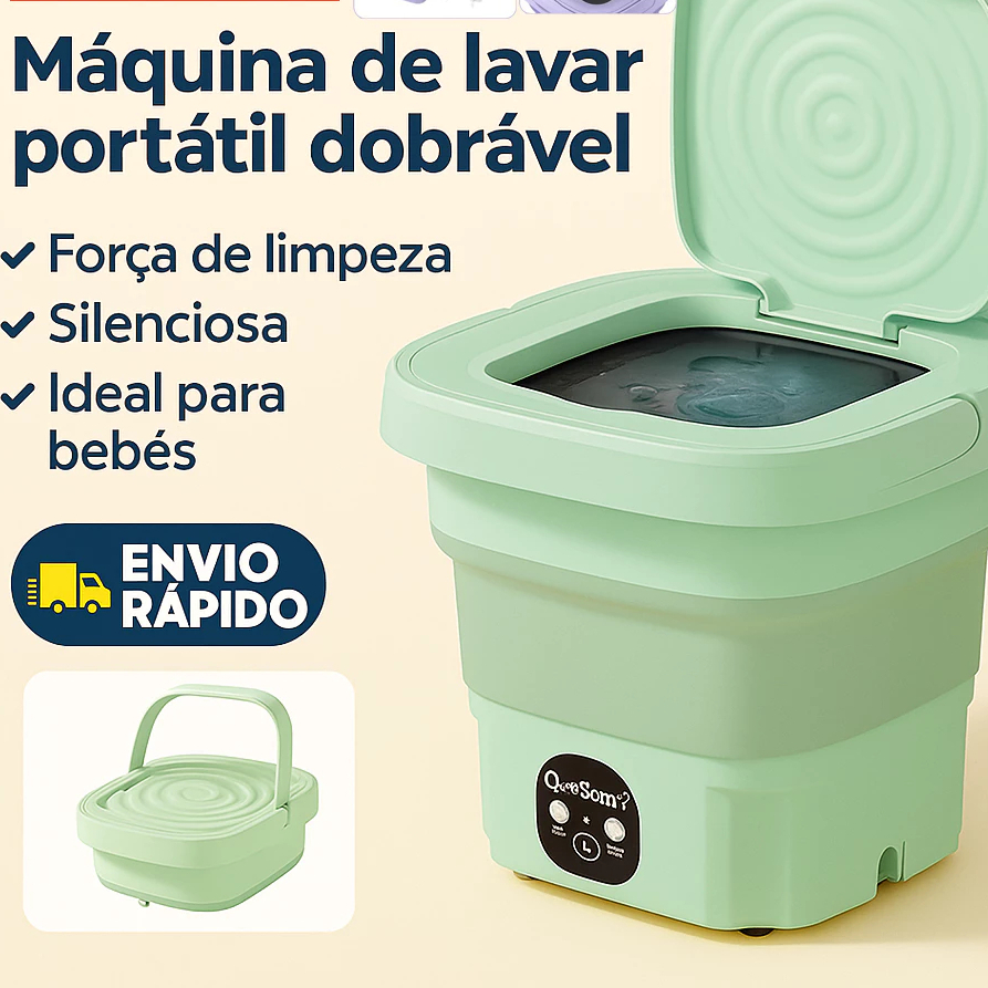 Mini Máquina de Lavar Roupas 9L Centrifuga Dobrável Portátil Moderna ...