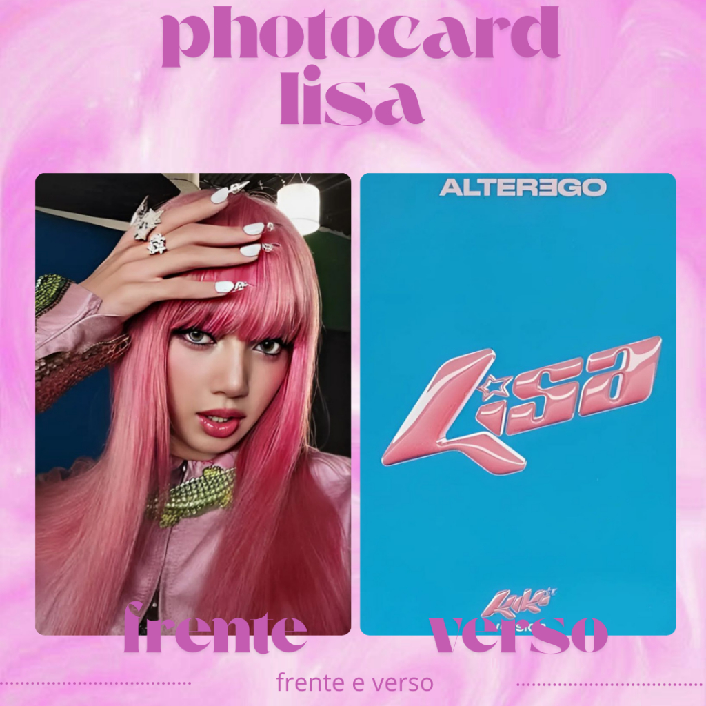 Photocard Lisa Black Pink em Promoção na Shopee Brasil 2026