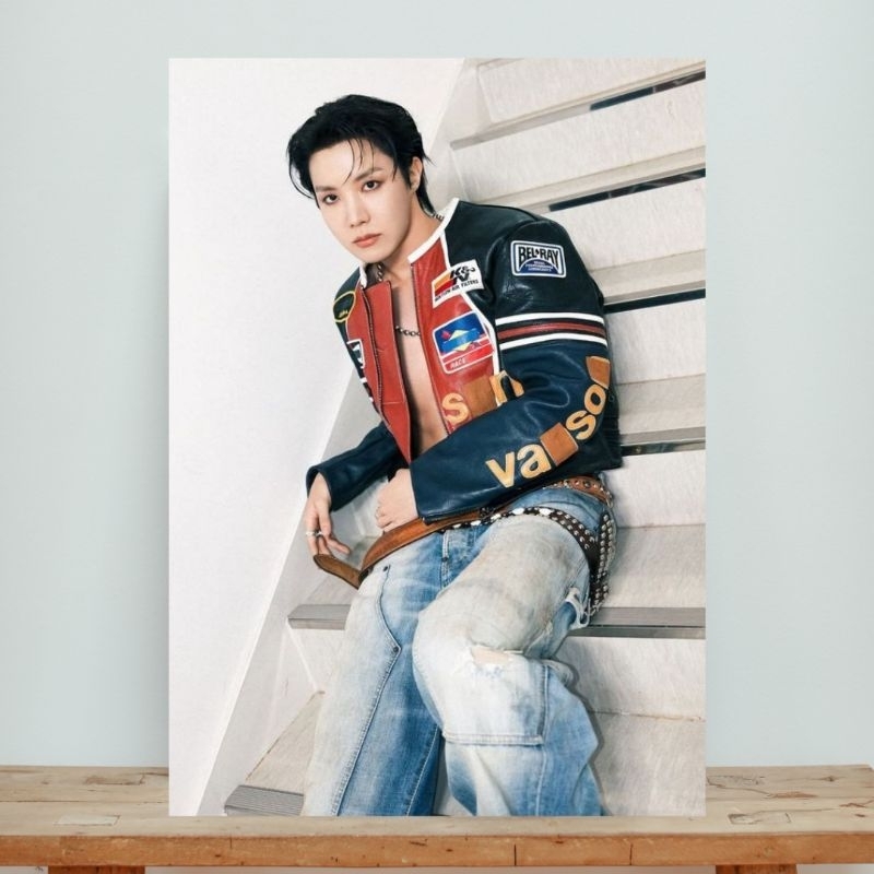 Quadro em Metal Print Personalizada J-HOPE-- (BTS) ( Tamanho