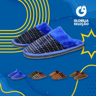 Pantufa Chinelo adulto masculina Composicao: 100% poliester Solado: 100% borracha EVA TX035-H em Oferta na Shopee